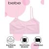 imagebebe Girls Underwear Set  Seamless Cami Training Bra and Matching Panties 8 PieceBlackWhiteLight PinkAlmond