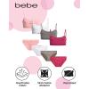 imagebebe Girls Underwear Set  Seamless Cami Training Bra and Matching Panties 8 PieceCandy Pink