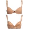 imagebebe Girls Training Bra  3 Pack Soft Molded Bra with Adjustable Straps  Training Bra for Girls A CupB CupSand