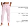 imagebebe Jogger or Wide Leg Sweatpants for Women French Terry Baggy Sweatpants with Pockets Womens SweatsPink Rose 2024