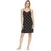image:imagebebe Womens Pajama Lounge Chemise Nightgown amp Belted Wrap Robe Sleep Travel SetBlack 1