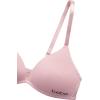 image:imagebebe Girls Training Bra  3 Pack Molded Padded Training Bras with Adjustable Straps Wireless Girls Bras for Tweens and TeensBlack Pink