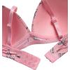 image:imagebebe Girls Training Bra  3 Pack Molded Padded Training Bras with Adjustable Straps Wireless Girls Bras for Tweens and TeensCandy Pink