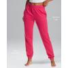 image:imagebebe Womens Sweatpants with Pockets French Terry Joggers Sweats for WomenRasberry Red 2024