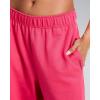 image:imagebebe Womens Sweatpants with Pockets French Terry Joggers Sweats for WomenRasberry Red Wide Leg