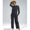image:imagebebe Womens Sweatpants with Pockets French Terry Joggers Sweats for WomenWide Leg  Charcoal Heather