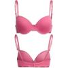 image:imagebebe Girls Training Bra  3 Pack Soft Molded Girls Bra with Adjustable Straps  Padded Bras for Teens A CupB CupRose