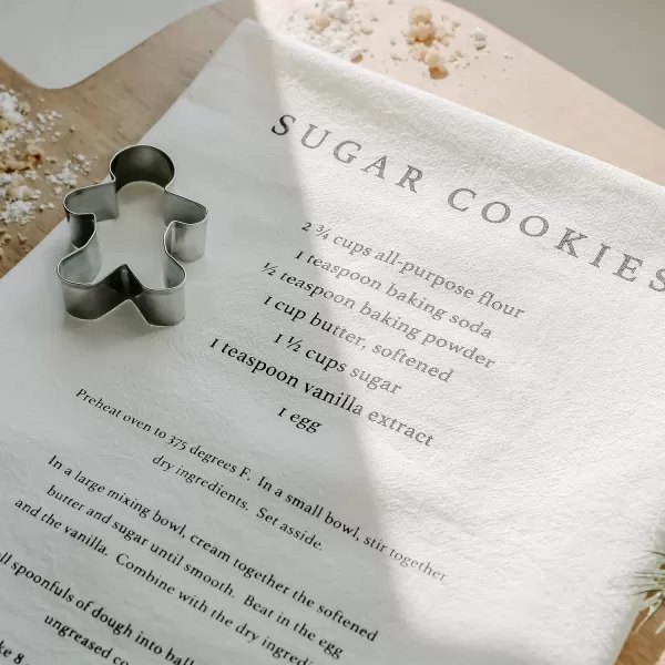 imageSweet Water Decor Sugar Cookies Tea Towel  100 Cotton  Large Size 28 x 25 inches  Cream with Black Text  Bathroom Kitchen Dish Sugar CookiesSugar Cookies