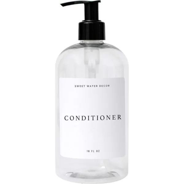 Conditioner Bottle - Modern White Label