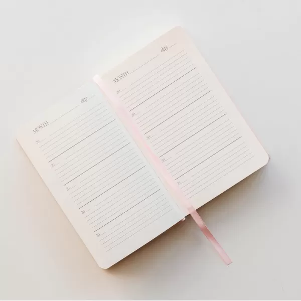 imageSweet Water Decor Cute Motivational Lined Composition Notebook for Women 100 Ruled Pages for Writing Diary with Fabric Inspirational Cover You Got ThisMoms One Line A Day