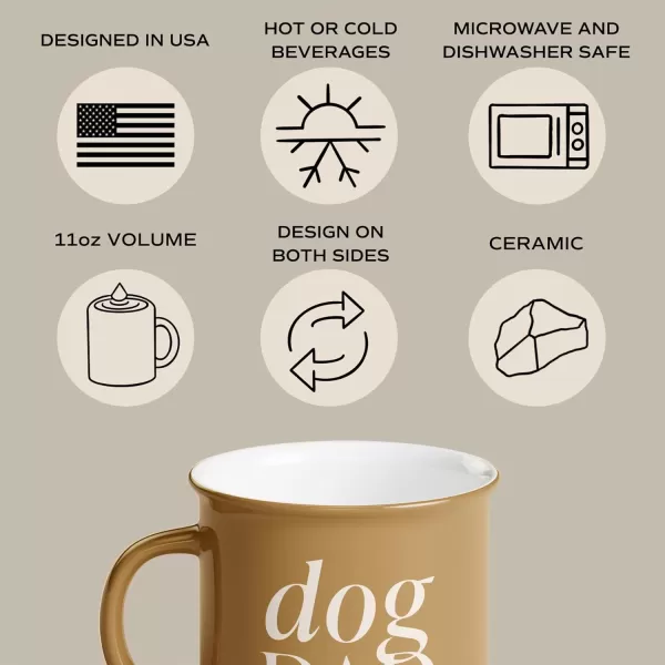 imageSweet Water Decor OMG Coffee Mug  11oz Ceramic Campfire Style Coffee Cup  Dishwasher and Microwave Safe  Engagement and Bridal Shower Gifts for BridesDog Dad