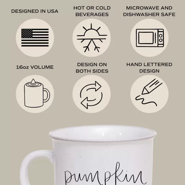 imageSweet Water Decor OMG Coffee Mug  11oz Ceramic Campfire Style Coffee Cup  Dishwasher and Microwave Safe  Engagement and Bridal Shower Gifts for BridesPumpkin Spice