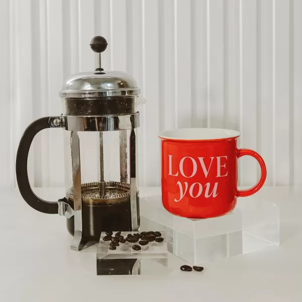 imageSweet Water Decor OMG Coffee Mug  11oz Ceramic Campfire Style Coffee Cup  Dishwasher and Microwave Safe  Engagement and Bridal Shower Gifts for BridesLove You