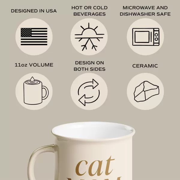imageSweet Water Decor OMG Coffee Mug  11oz Ceramic Campfire Style Coffee Cup  Dishwasher and Microwave Safe  Engagement and Bridal Shower Gifts for BridesCat Mom