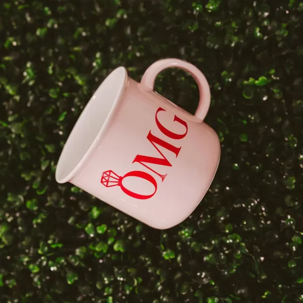 imageSweet Water Decor OMG Coffee Mug  11oz Ceramic Campfire Style Coffee Cup  Dishwasher and Microwave Safe  Engagement and Bridal Shower Gifts for BridesOMG