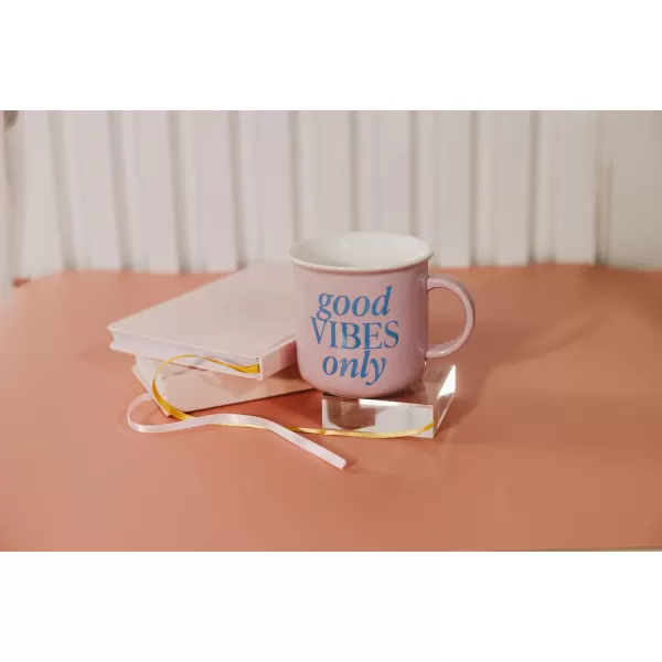 imageSweet Water Decor OMG Coffee Mug  11oz Ceramic Campfire Style Coffee Cup  Dishwasher and Microwave Safe  Engagement and Bridal Shower Gifts for BridesGood Vibes Only