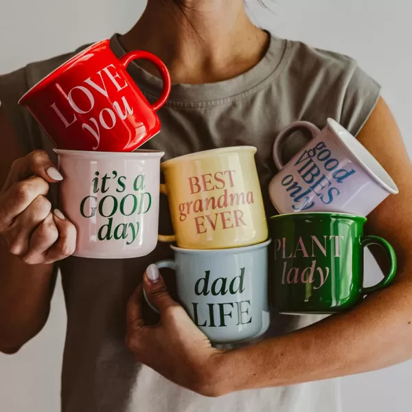 imageSweet Water Decor OMG Coffee Mug  11oz Ceramic Campfire Style Coffee Cup  Dishwasher and Microwave Safe  Engagement and Bridal Shower Gifts for BridesDad Life