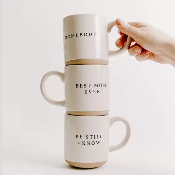 imageSweet Water Decor Stoneware Coffee Mugs  Dad Mug  Novelty Coffee Mugs  Microwave ampamp Dishwasher Safe  14oz Tea Cup  Fathers Day Gift Best Dad EverBe Still and Know