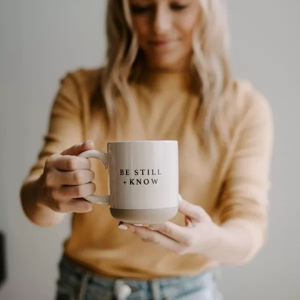 imageSweet Water Decor Stoneware Coffee Mugs  Dad Mug  Novelty Coffee Mugs  Microwave ampamp Dishwasher Safe  14oz Tea Cup  Fathers Day Gift Best Dad EverBe Still and Know