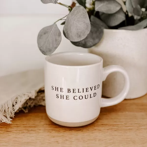 imageSweet Water Decor Stoneware Coffee Mugs  Dad Mug  Novelty Coffee Mugs  Microwave ampamp Dishwasher Safe  14oz Tea Cup  Fathers Day Gift Best Dad EverShe Believed She Could