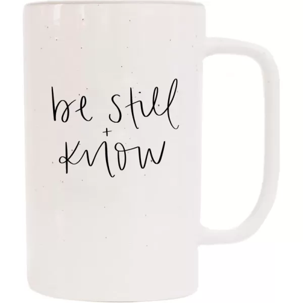 imageSweet Water Decor Be Still  Know Tall Religious Coffee Mugs  Inspirational Bible Verse 16oz Ceramic Coffee Cup  Microwave ampamp Dishwasher Safe Mug for Church ampamp Motivation