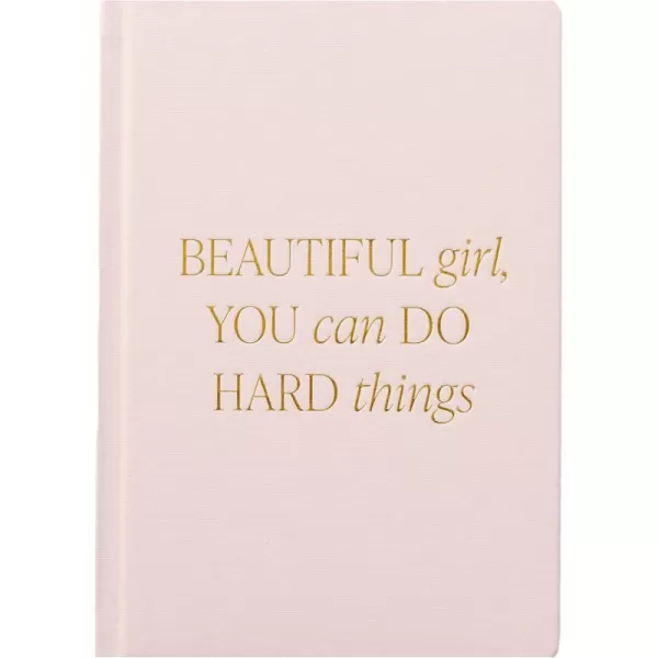 imageSweet Water Decor Cute Motivational Lined Composition Notebook for Women 100 Ruled Pages for Writing Diary with Fabric Inspirational Cover You Got ThisBeautiful Girl