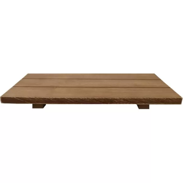 imageSweet Water Decor Natural Wood Rectangular Tray for Home  Kitchen and Bathroom Dispenser Holder  Jewelry Dish  Wooden Soap Bottles Holder  Trays for Counters  Vanity Plate  Farmhouse Dish DcorNatural