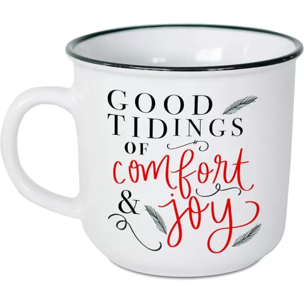 imageSweet Water Decor OMG Coffee Mug  11oz Ceramic Campfire Style Coffee Cup  Dishwasher and Microwave Safe  Engagement and Bridal Shower Gifts for BridesGood Tidings