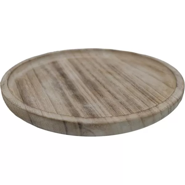 imageSweet Water Decor Rustic Wood Tray for Home  Kitchen and Bathroom Dispenser Holder  Jewelry Dish  Wooden Soap Holder for Bottles  Trays for Counter Tops  Vanity Plate  Farmhouse Dish DcorNatural With White Distress