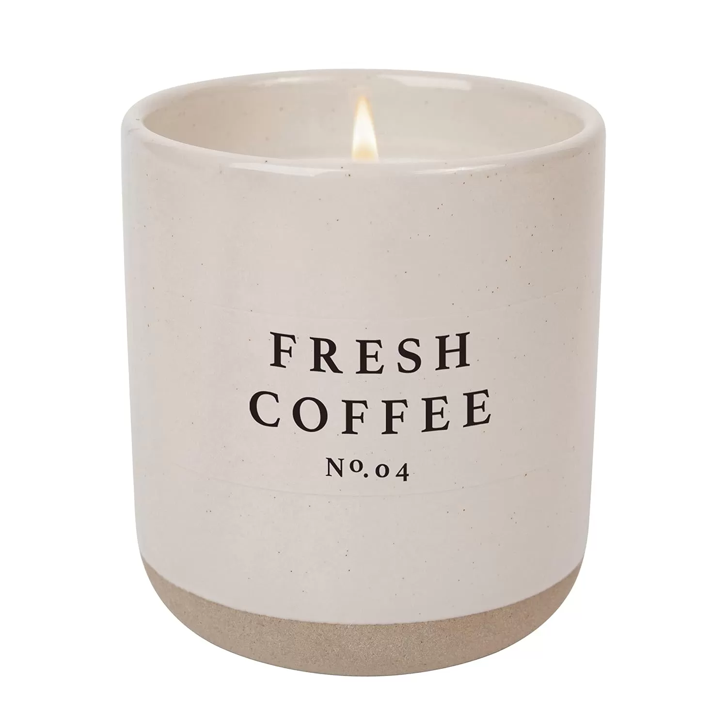 imageSweet Water Decor Christmas Candle  Apple Cider Cinnamon Fresh Cut Christmas Tree and Cookies Scented Soy Candle for Home  12oz Black Stoneware Jar 60 Hour Burn Time Made in the USAFresh Coffee