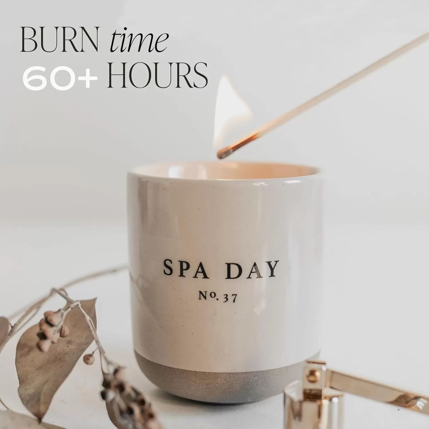 imageSweet Water Decor Christmas Candle  Apple Cider Cinnamon Fresh Cut Christmas Tree and Cookies Scented Soy Candle for Home  12oz Black Stoneware Jar 60 Hour Burn Time Made in the USAPalo Santo Patchouli