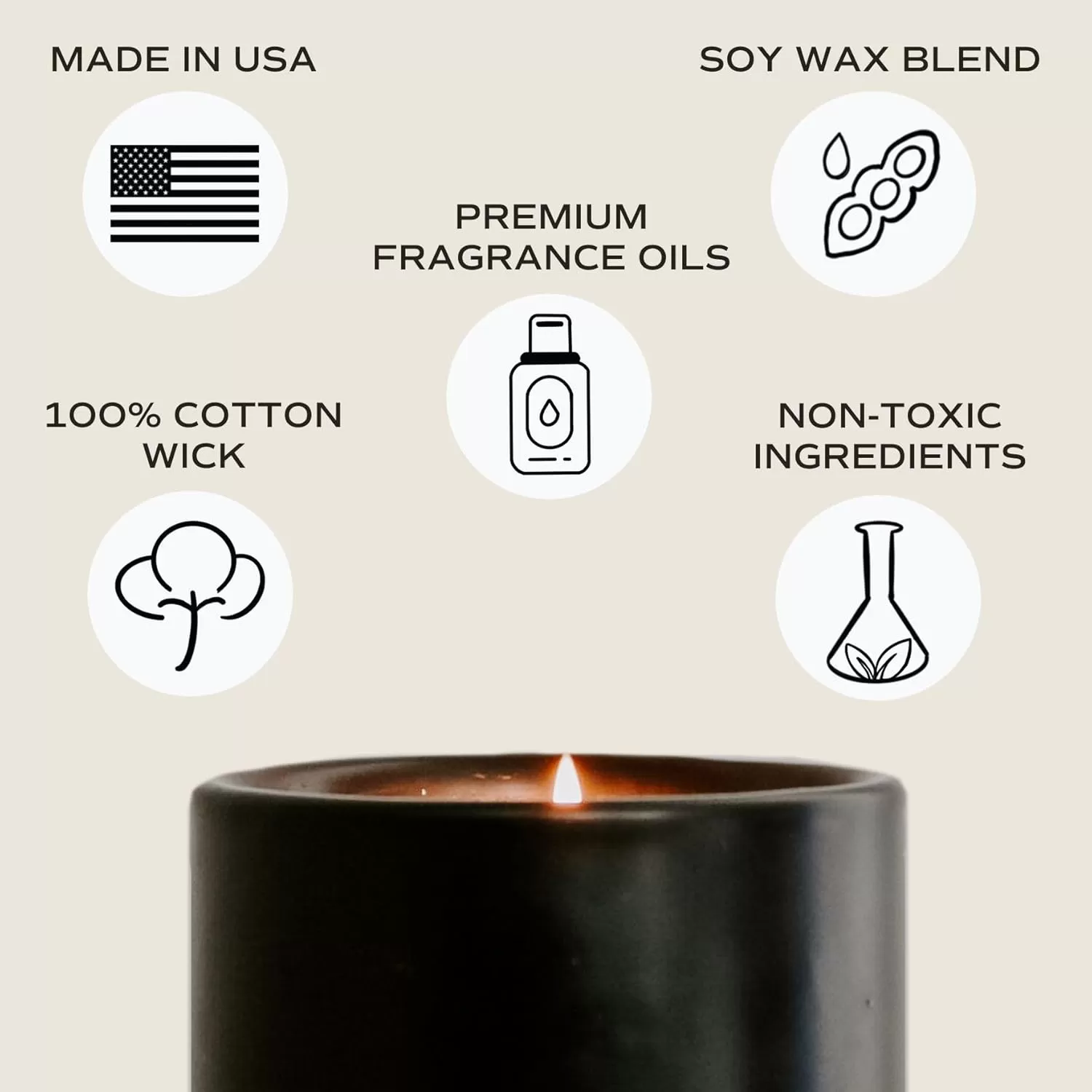 imageSweet Water Decor Christmas Candle  Apple Cider Cinnamon Fresh Cut Christmas Tree and Cookies Scented Soy Candle for Home  12oz Black Stoneware Jar 60 Hour Burn Time Made in the USACinnamon Rolls