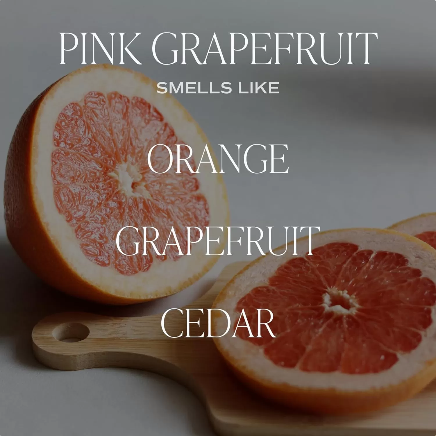 imageSweet Water Decor Christmas Candle  Cinnamon Trees Orange and Clove Scents  Christmas Candles and Decor for Home  9oz Clear Jar Soy Candle Made in the USAPink Grapefruit