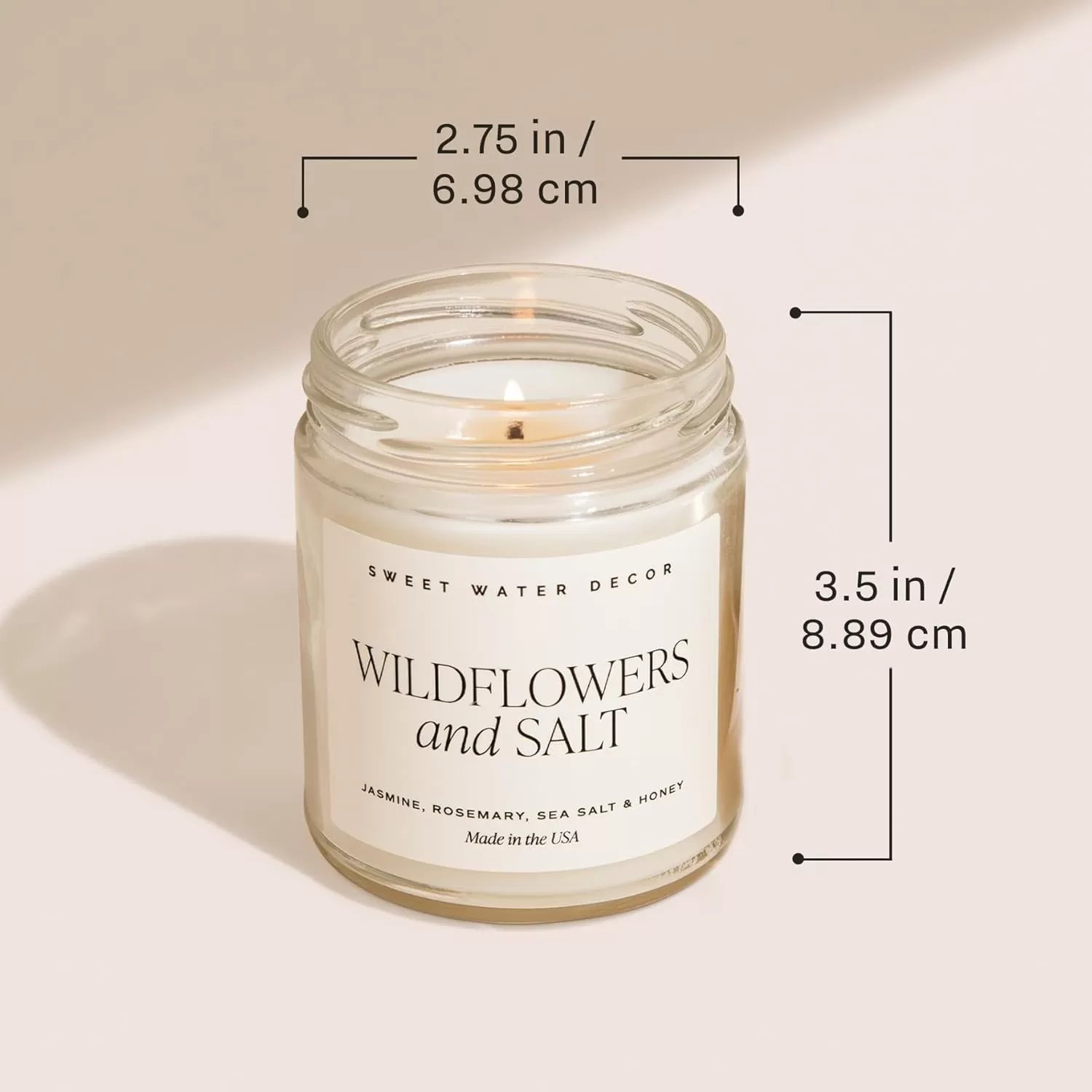 imageSweet Water Decor Christmas Tree Candle  Pine Needles Cedarwood Cypress and Evergreen Soy Holiday Scented Candles for Home  9oz Clear Jar Candle 40 Hour Burn Time Made in the USALuxury Getaway
