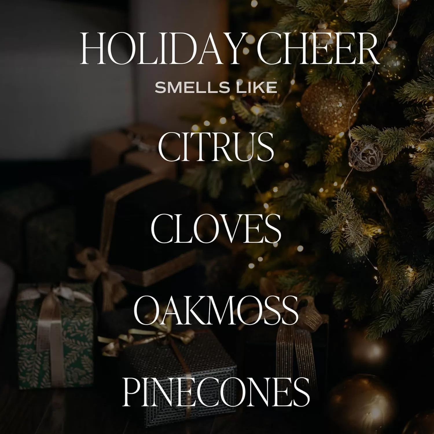 imageSweet Water Decor Cozy Season Soy Candle  Woods Warm Spice and Citrus Scented Candle for Home  15oz Tan Matte Jar 70 Hour Burn Time Made in the USA  Winter Candles for HomeGreen