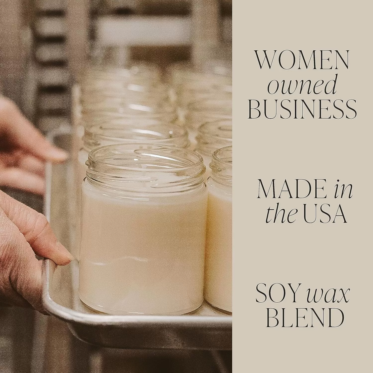 imageSweet Water Decor Relaxation Soy Candle  Eucalyptus Peppermint and Clove Scented Candles for Home  9oz Clear Jar  Gold Lid 40 Hour Burn Time Made in the USARelaxation