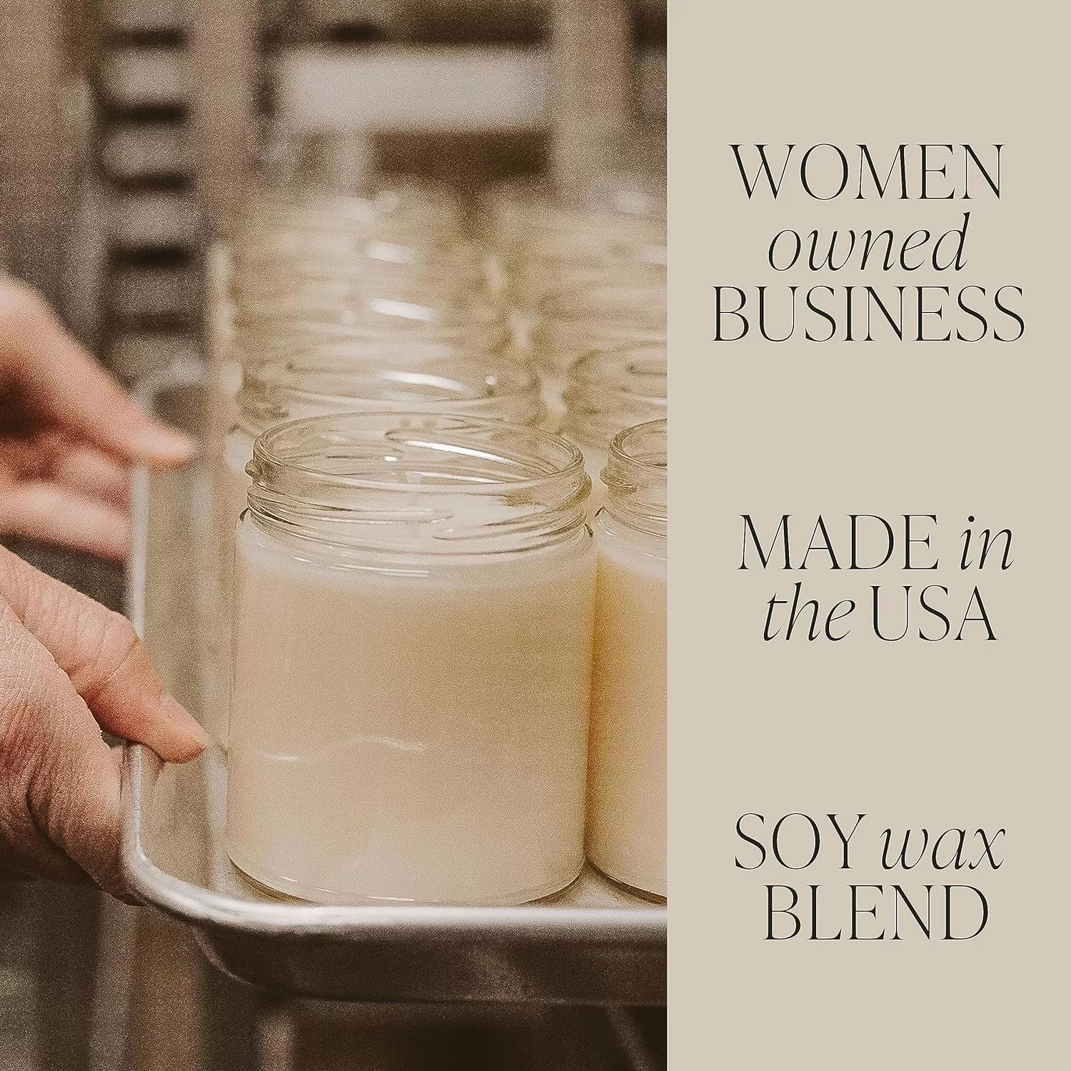 imageSweet Water Decor Spa Day Soy Candle  Sea Salt Jasmine Wood and Cream Scented Candles for Home  9oz Clear Jar  Gold Lid 40 Hour Burn Time Made in the USAHoliday