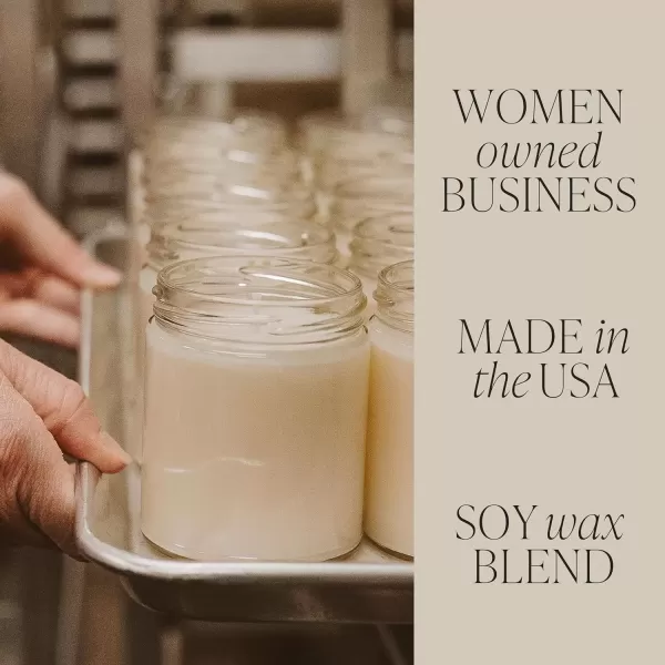 imageSweet Water Decor By The Fireside Candle  Vanilla Caramel Amber Tonka Smoky Woods Musk Winter Scented Soy Candles for Home  15oz Tan Jar 70 Hour Burn Time Made in the USATan