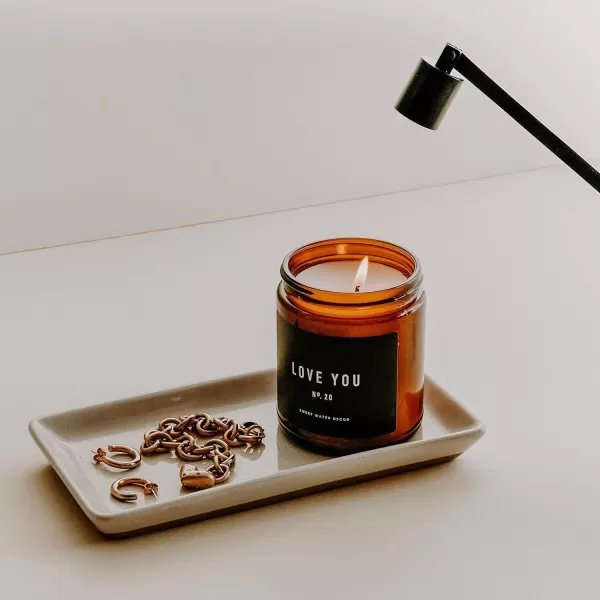 imageSweet Water Decor Candle Care Kit  Golden Candle Accessory Set Includes Wick Trimmer Wick Dipper and Bell Snuffer Tools with Drawstring Bag for Candle Lovers GoldMatte Black