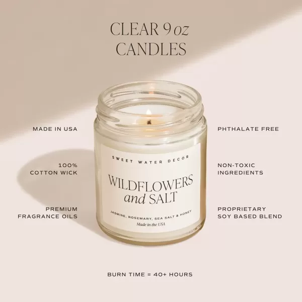 imageSweet Water Decor Christmas Tree Candle  Pine Needles Cedarwood Cypress and Evergreen Soy Holiday Scented Candles for Home  9oz Clear Jar Candle 40 Hour Burn Time Made in the USALuxury Getaway