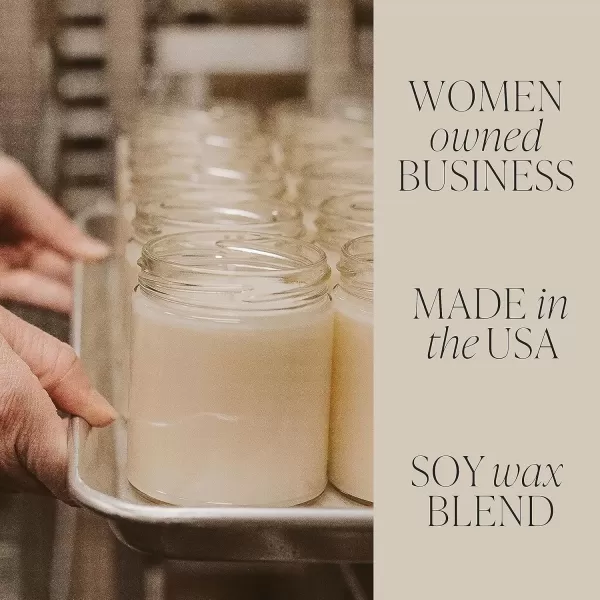 imageSweet Water Decor Relaxation Soy Candle  Eucalyptus Peppermint and Clove Scented Candles for Home  9oz Clear Jar  Gold Lid 40 Hour Burn Time Made in the USARelaxation
