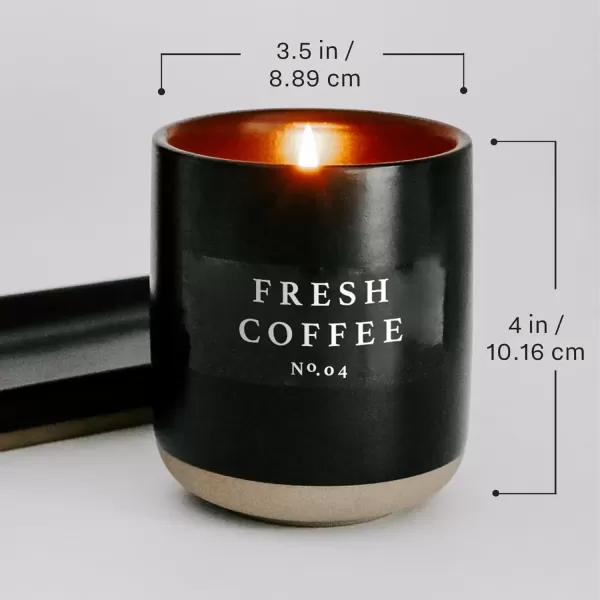 imageSweet Water Decor Hello Fall Candle  Cinnamon Apples Cloves ampamp Nutmeg Fall Scented Candle for Home  100 Cotton Wick Soy Wax Candles with 60 Hour Burn Time Made in The USA  12oz Black Stoneware JarHello Fall