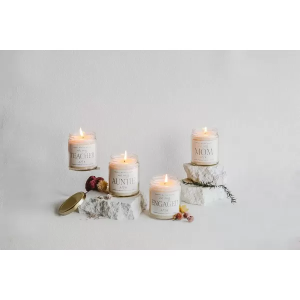 imageSweet Water Decor In My Engaged Era Candle  Jasmine Rosemary Sea Salt and Honey Scented Candle  9 oz Soy Candle in Clear Jar with 40 Hours Burn Time  Engagement and Bridal Shower Gifts for HerIn my AUNTIE Era