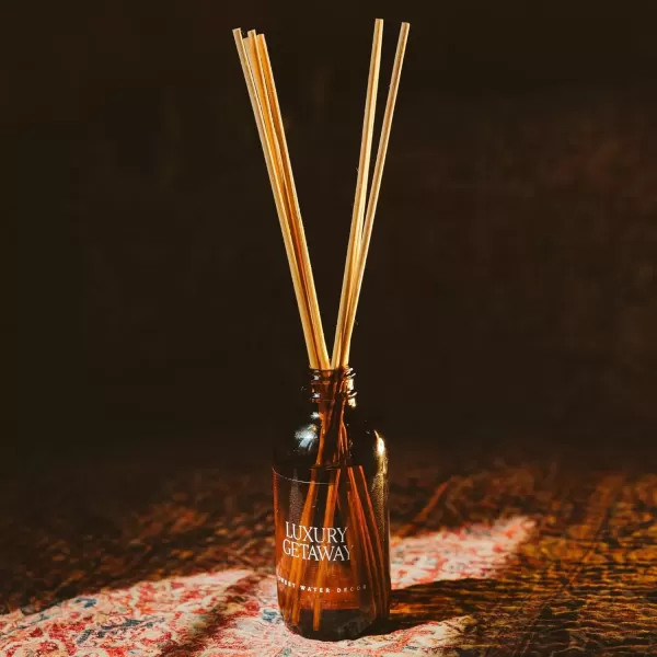 imageSweet Water Decor Salt  Sea Amber Reed Diffuser Set  Sea Salt Citrus Musk Amber Summer Scented Reed Diffusers for Home  Air Freshener  Aromatherapy  Housewarming GiftLuxury Getaway