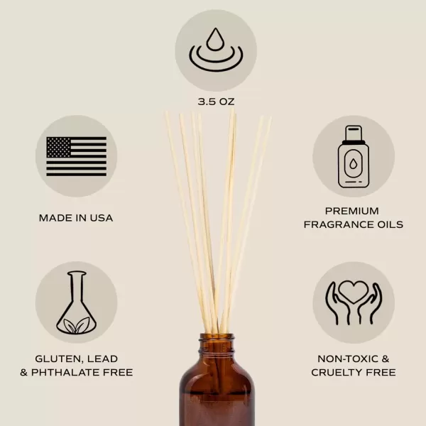 imageSweet Water Decor Salt  Sea Amber Reed Diffuser Set  Sea Salt Citrus Musk Amber Summer Scented Reed Diffusers for Home  Air Freshener  Aromatherapy  Housewarming GiftFarmhouse Diffuser