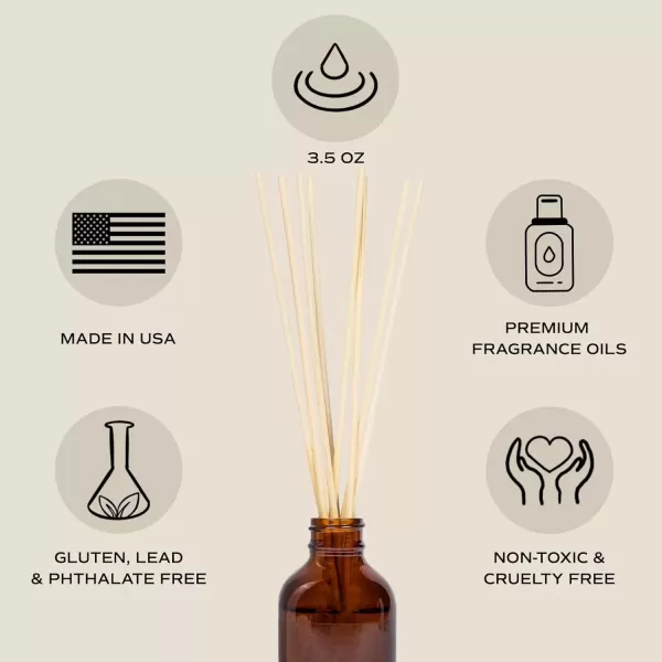 imageSweet Water Decor Salt  Sea Amber Reed Diffuser Set  Sea Salt Citrus Musk Amber Summer Scented Reed Diffusers for Home  Air Freshener  Aromatherapy  Housewarming GiftLuxury Getaway