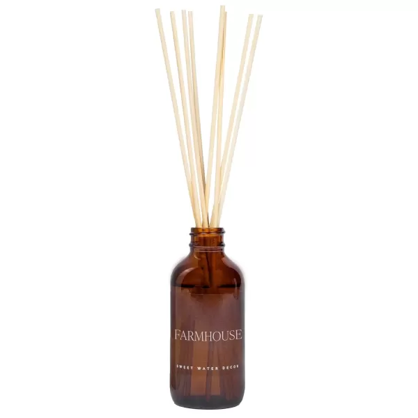 imageSweet Water Decor Salt  Sea Amber Reed Diffuser Set  Sea Salt Citrus Musk Amber Summer Scented Reed Diffusers for Home  Air Freshener  Aromatherapy  Housewarming GiftFarmhouse Diffuser