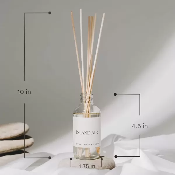 imageSweet Water Decor Spa Reed Diffuser Set  Sea Salt Wood and Cream Scented Reed Diffuser for Home  Home Freshener Diffuser with Sticks  Long Lasting Fragrance Made in the USAWildflowers and Salt