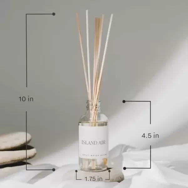 imageSweet Water Decor Spa Reed Diffuser Set  Sea Salt Wood and Cream Scented Reed Diffuser for Home  Home Freshener Diffuser with Sticks  Long Lasting Fragrance Made in the USALuxury Getaway