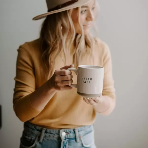 imageSweet Water Decor White Ghosts Black Halloween Mugs  Halloween Coffee Mug Dishwasher ampamp Microwave Safe  Halloween Mug for Coffee ampamp Hot Cocoa or Seasonal Brew  Black Stoneware Ghost MugsHello Fall